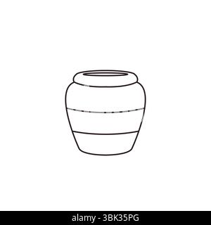 Honigglas Emoji Symbol Symbol Symbol Vektor Illustration Stock Vektor