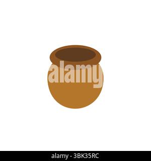 Honigglas Emoji Symbol Symbol Symbol Vektor Illustration Stock Vektor