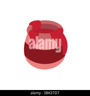Jam jar Emoji Symbol Symbol Symbol Vektor Illustration Stock Vektor