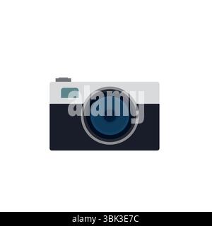 Kamera-Emoji-Symbol-Symbol-Symbol-Symbol-Vektor-Illustration Stock Vektor