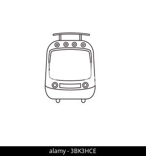 Train Emoji Symbol Zeichen Symbol Vektor Illustration Stock Vektor