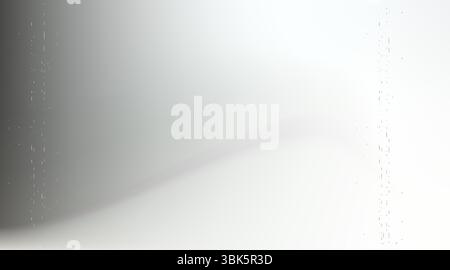 Alte Folienstruktur mit leichten Leckagen, Kratzern, Geräuschen und schillernden Blendeffekten. Lichtreflexeffekt des Fotofilters, Kamera-Bokeh, Staub, Körnung. Gestört Stock Vektor