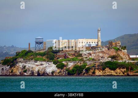 Alcatraz Island Prison The Rock San Francisco California City by the Bay Frisco SF San Fran USA. Erstellt 05.20.25 Stockfoto