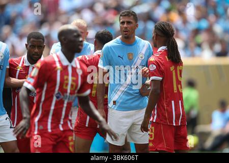 PHILADELPHIA, USA - 18. Juni 2025: Rodri aus Manchester City beim Spiel der Gruppe G der FIFA Club-Weltmeisterschaft zwischen Manchester City FC und Wydad AC im Lincoln Financial Field (Credit: Craig Mercer/ Alamy Live News) Stockfoto