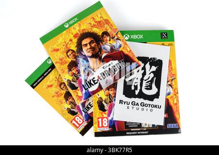 Yakuza: Like a Dragon von Ryu GA Gotoku Studio Videospielserie auf Xbox – Wales, Großbritannien – 12. Juni 2025 Stockfoto