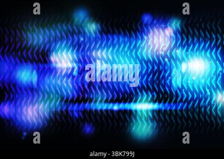 Digital generiertes cooles Disco-Design Stockfoto