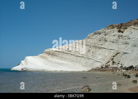 Italien, Sizilien: Die Scala dei Turchi Stockfoto