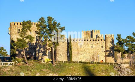 Mittelalterliche Festung oder Burg in Toledo, Spanien Stockfoto