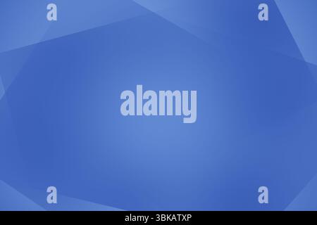 Abstrakter blauer Verlaufshintergrund mit weichen geometrischen Formen und Texturen Stockfoto