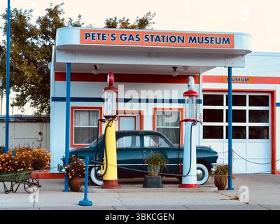 Route 66 Tankstellenmuseum in Williams, Arizona Stockfoto