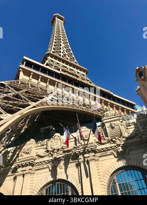 Eiffelturm Replik im Paris Las Vegas Hotel & Casino Stockfoto