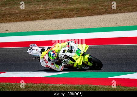 Vigonza, Padovak, Italien. Juni 2025. GRAN PREMIO ITALIA MOTOGP 2025 FRANCO MORBIDELLI (PERTAMINA ENDURO VR46 RENNTEAM) WÄHREND DES FREITAGSTRAININGS Guthaben: Alessio Mazzocco/ZUMA Wire/Alamy Live News Stockfoto