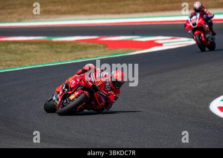 Vigonza, Padovak, Italien. Juni 2025. GRAN PREMIO ITALIA MOTOGP 2025 MARC MARQUEZ (DUCATI LENOVO TEAM) WÄHREND FREITAGS TRAINING Credit: Alessio Mazzocco/ZUMA Wire/Alamy Live News Stockfoto
