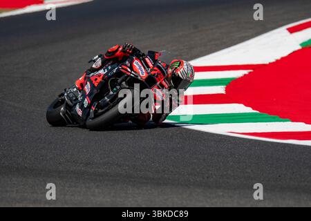 Vigonza, Padovak, Italien. Juni 2025. GRAN PREMIO ITALIA MOTOGP 2025 MARCO BEZZECCHI (APRILIA RACING) WÄHREND FREITAGS TRAINING Credit: Alessio Mazzocco/ZUMA Wire/Alamy Live News Stockfoto