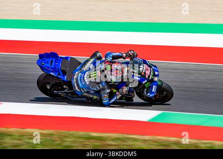 Vigonza, Padovak, Italien. Juni 2025. GRAN PREMIO ITALIA MOTOGP 2025 ALEX RINS (MONSTER ENERGY YAMAHA MOTOGP) WÄHREND DES FREITAGS FREE TRAINING Credit: Alessio Mazzocco/ZUMA Wire/Alamy Live News Stockfoto