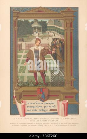 Porträt von Henri d'Albret (1503-1555) König von Navarra. Aus dem 16. Jahrhundert Stockfoto