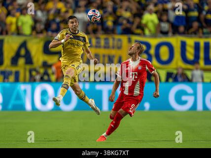Miami Gardens, Vereinigte Staaten. Juni 2025. FIFA Club-Weltmeisterschaft: FC Bayern München - CA Boca Juniors 20.06.2025, FIFA Club-Weltmeisterschaft: FC Bayern München - CA Boca Juniors im Hard Rock Stadium, Miami Gardens, Florida, USA/dpa/Alamy Live News Stockfoto
