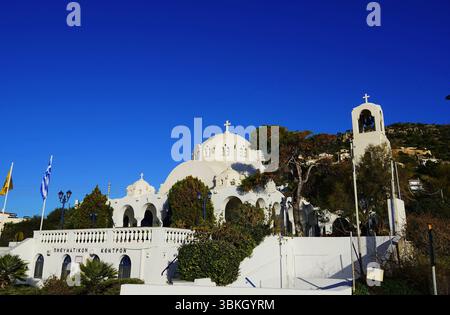 Die Kirche von Agia Marina in Attika, Griechenland Stockfoto
