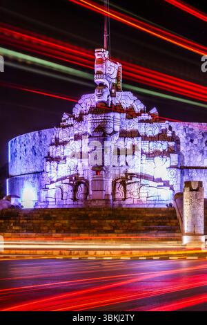Monument für das Vaterland in der Stadt Mérida, Yucatán. Stockfoto