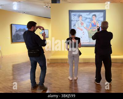 Museum für Moderne Kunst, Frida Kahlo Malerei, Mexiko-Stadt, Mexiko Stockfoto