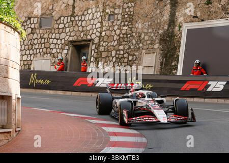 Monaco, 23. Mai 2025. Formel 1 Tag Heuer Grand Prix de Monaco 2025. Im Bild: #87 Oliver Bearman (GBR) vom MoneyGram Haas F1 Team in VF-25 © Piotr Zajac/Alamy Live News Stockfoto