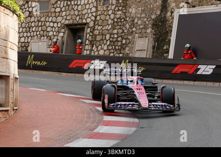 Monaco, 23. Mai 2025. Formel 1 Tag Heuer Grand Prix de Monaco 2025. Im Bild: Nr. 10 Pierre Gasly (FRA) vom BWT Alpine Formula One Team in Alpine A525 © Piotr Zajac/Alamy Live News Stockfoto