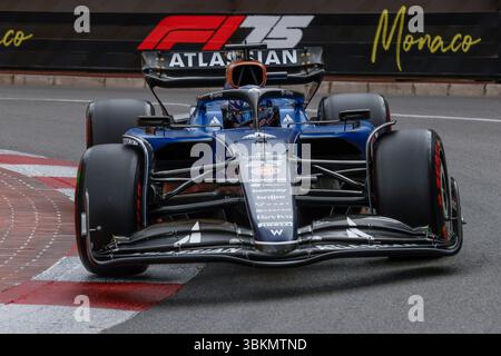 Monaco, 23. Mai 2025. Formel 1 Tag Heuer Grand Prix de Monaco 2025. Foto: #23 Alex Albon (THA) von Atlassian Williams Racing in FW47 © Piotr Zajac/Alamy Live News Stockfoto