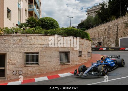 Monaco, 23. Mai 2025. Formel 1 Tag Heuer Grand Prix de Monaco 2025. Im Bild: #55 Carlos Sainz (SPA) von Atlassian Williams Racing in FW47 © Piotr Zajac/Alamy Live News Stockfoto