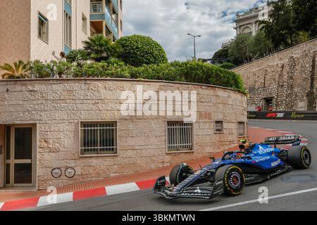 Monaco, 23. Mai 2025. Formel 1 Tag Heuer Grand Prix de Monaco 2025. Im Bild: #55 Carlos Sainz (SPA) von Atlassian Williams Racing in FW47 © Piotr Zajac/Alamy Live News Stockfoto