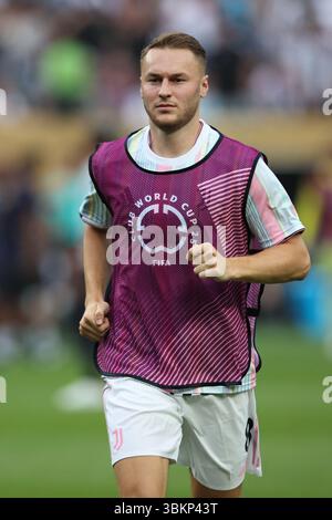 PHILADELPHIA, USA - 22. Juni 2025: Teun Koopmeiners vom Juventus FC während des Spiels der Gruppe G der FIFA Club-Weltmeisterschaft zwischen Juventus FC und Wydad AC im Lincoln Financial Field (Credit: Craig Mercer/ Alamy Live News) Stockfoto