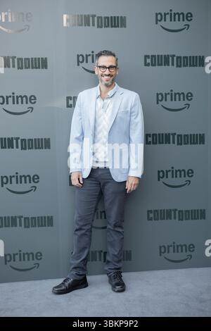 Adam Tsekhman besucht die Amazon MGM Studios und Prime Video Premiere für „Countdown“ im Harmony Gold Theatre in Los Angeles, KALIFORNIEN am 18. Juni 2025. Stockfoto