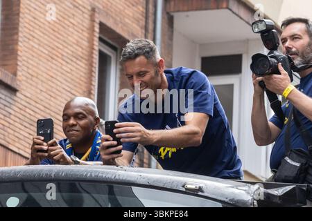 Oviedo, Spanien. Juni 2025. Diego Cervero, echter Oviedo Arzt und langjähriges Mitglied des Clubs. Quelle: Javier Fernández Santiago / Alamy Live News. Stockfoto