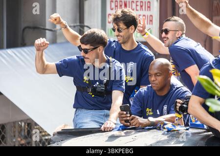 Oviedo, Spanien. Juni 2025. Nacho Vidal, echter Oviedo-Spieler. Quelle: Javier Fernández Santiago / Alamy Live News. Stockfoto