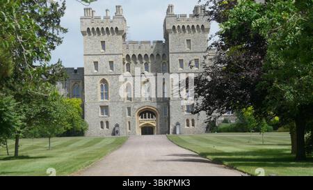 Windsor, England 28. Mai 2025 Windsor Castle am 28. Mai 2025 in Windsor, England. Foto: Barry King/Alamy Stock Photo Stockfoto