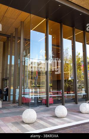 Gebäude der Supreme Law Courts in Queens Square, Macquarie Street, Sydney, NSW, Australien. Stockfoto