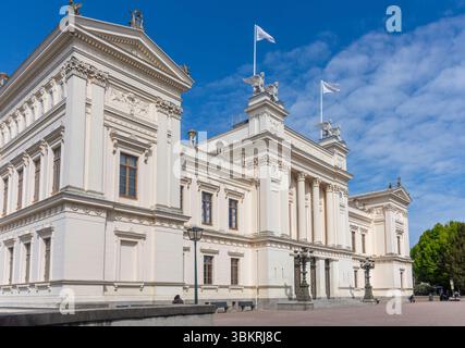 Hauptgebäude der Universität Lund (Universitetshuset i Lund) Lundagård Park, Centrala Staden, Lund, Provinz Scania, Königreich Schweden Stockfoto