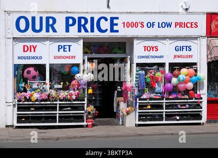 Exterieur eines Discounter, sheringham, North norfolk, england Stockfoto