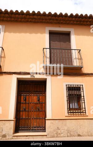 Wunderschönes Haus in Villanueva de los Infantes Stadt, Ciudad Real, Spanien Stockfoto