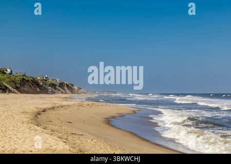 Die Klippen in montauk, ny Stockfoto