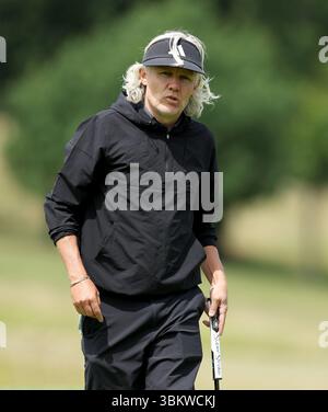 Der ehemalige Premier League-Fußballspieler Jimmy Bullard auf dem dritten Platz, während des Open 2025 Regional Qualifying in Rochester und Cobham Park. Bilddatum: Montag, 23. Juni 2025. Stockfoto