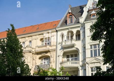 Altbauten, Hauptstraße, Schöneberg, Bezirk Tempelhof-Schöneberg, Berlin, Deutschland Stockfoto