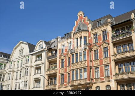 Altbauten, Hauptstraße, Schöneberg, Bezirk Tempelhof-Schöneberg, Berlin, Deutschland *** Altbauten, Hauptstraße, Schöneberg, Tempelhof Schöneberg, Berlin, Deutschland Stockfoto