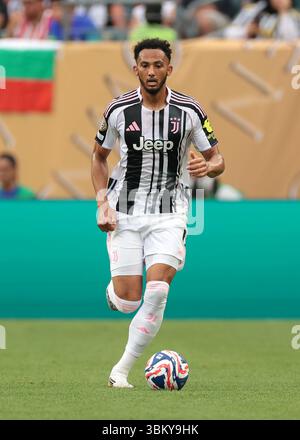 Philadelphia, USA. Juni 2025. Lloyd Kelly von Juventus während des Spiels Juventus vs Wydad AC FIFA Club World Cup im Lincoln Financial Field, Philadelphia. Der Bildnachweis sollte lauten: Jonathan Moscrop/Sportimage Credit: Sportimage Ltd/Alamy Live News Stockfoto