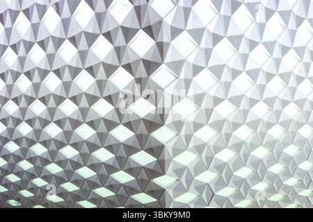 Abstrakte texturierte Wand in der Osloer Oper in Oslo, Norwegen. Stockfoto