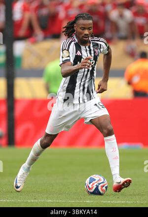 Philadelphia, USA. Juni 2025. Khephren Thuram von Juventus während des Spiels Juventus vs Wydad AC FIFA Club World Cup im Lincoln Financial Field, Philadelphia. Der Bildnachweis sollte lauten: Jonathan Moscrop/Sportimage Credit: Sportimage Ltd/Alamy Live News Stockfoto