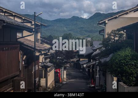 Miyajima Island vor der Küste von Hiroshima in Japan. Stockfoto