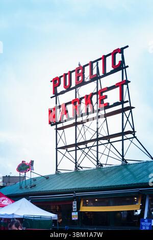 Pike Place Market, Seattle, Staat Washington, USA. Stockfoto