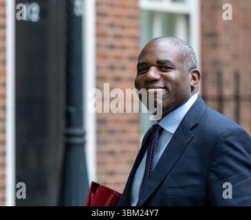 London, Großbritannien. Juni 2025. David Lammy, Außenminister, bei einer Kabinettssitzung in der Downing Street 10 London. Quelle: Ian Davidson/Alamy Live News Stockfoto