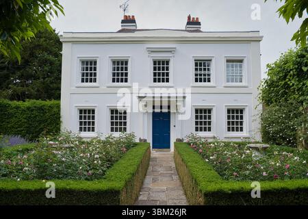 Waterhouse, ein denkmalgeschütztes Gebäude im Dorf Shoreham in Kent, einst Heimat des Malers Samuel Palmer Stockfoto