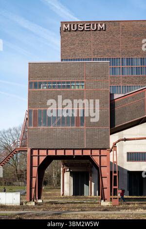 Museum in der Zeche Zollverein, Essen Stockfoto